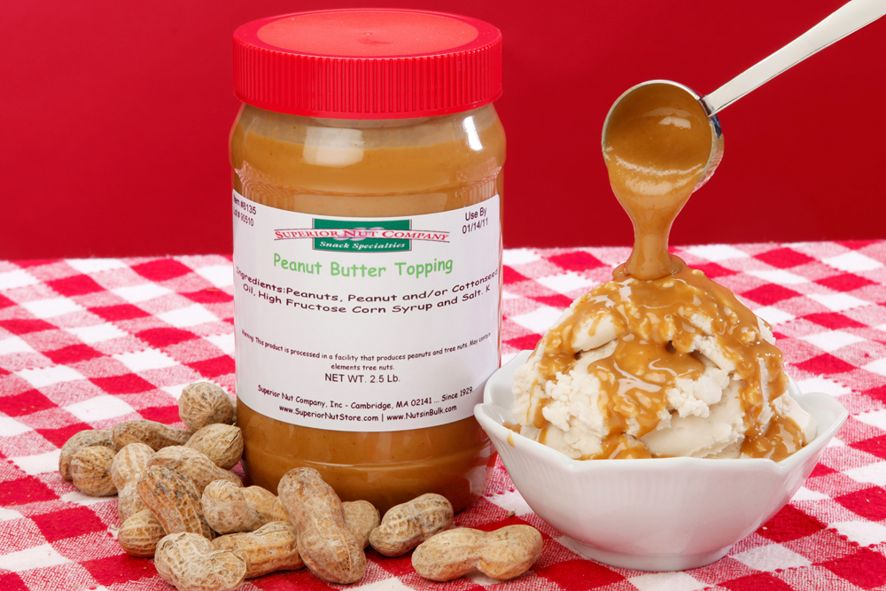 WHAT IS THE UNOPENED SHELF LIFE OF THE PEANUT BUTTER TOPPING (2.5LB JAR)