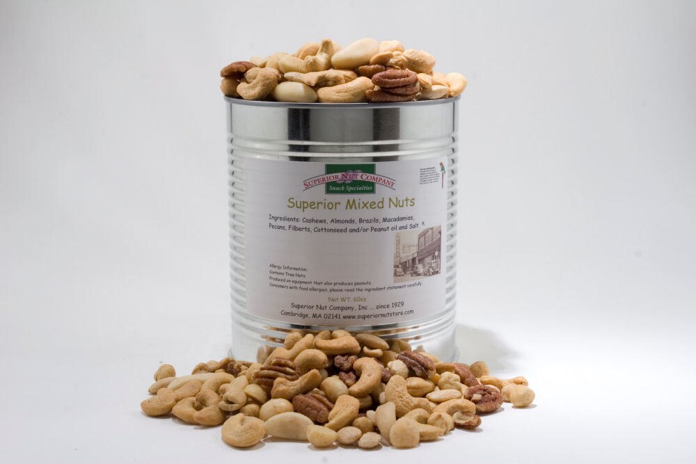 Superior Mixed Nuts - 3.75 lbs Can (Unsalted) Questions & Answers